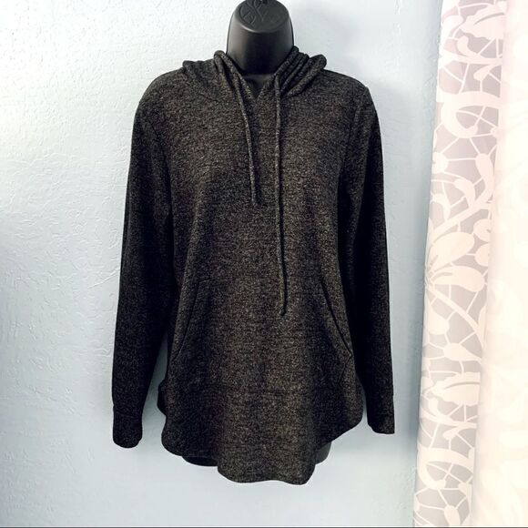 Absolutely Famous Gray Pullover Hoodie Sweatshirt Size Large - Picture 1 of 7